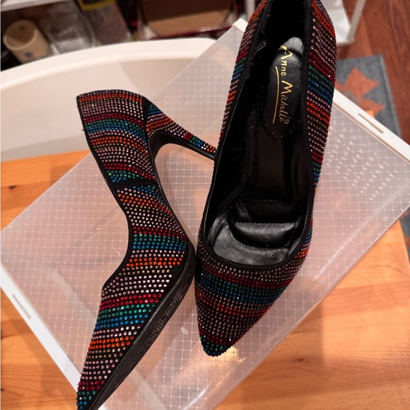Anne Michelle Rhinestone Stiletto Multicolor - Picture 4 of 4